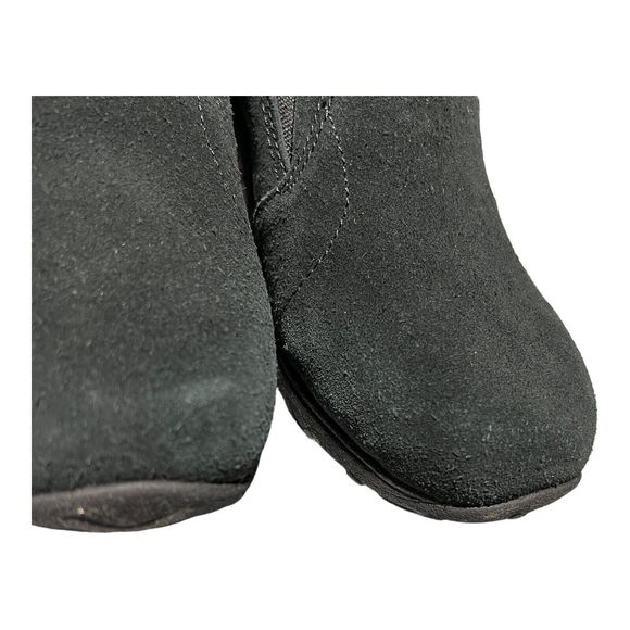 Merrell KIDS 4.5 Black Suede Jungle Moc, Nubuck Leather, J95631 EU 35.5 Slip On - Picture 3 of 9